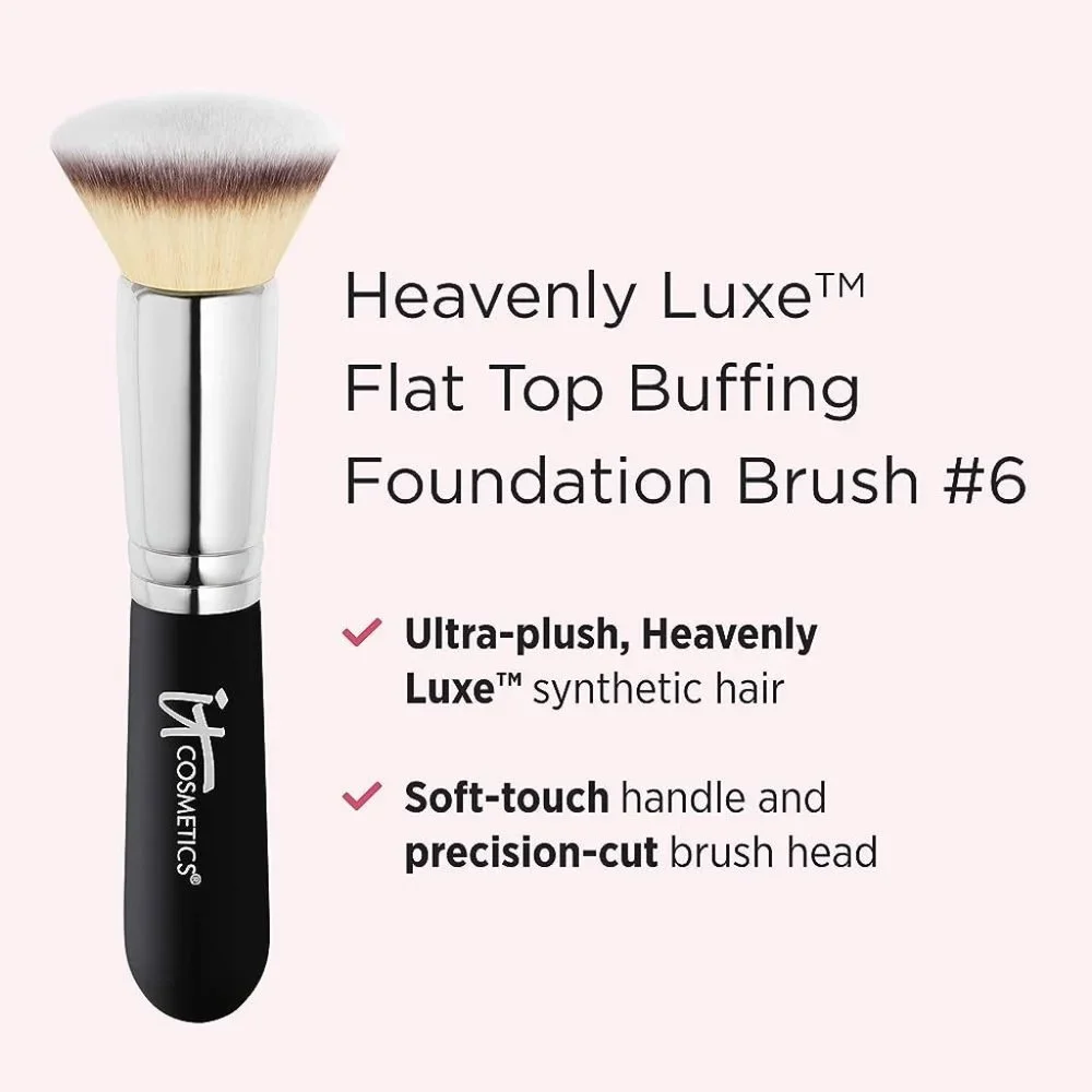 IT Cosmetics Heavenly Luxe Flat Top Buffing Foundation Brush #6